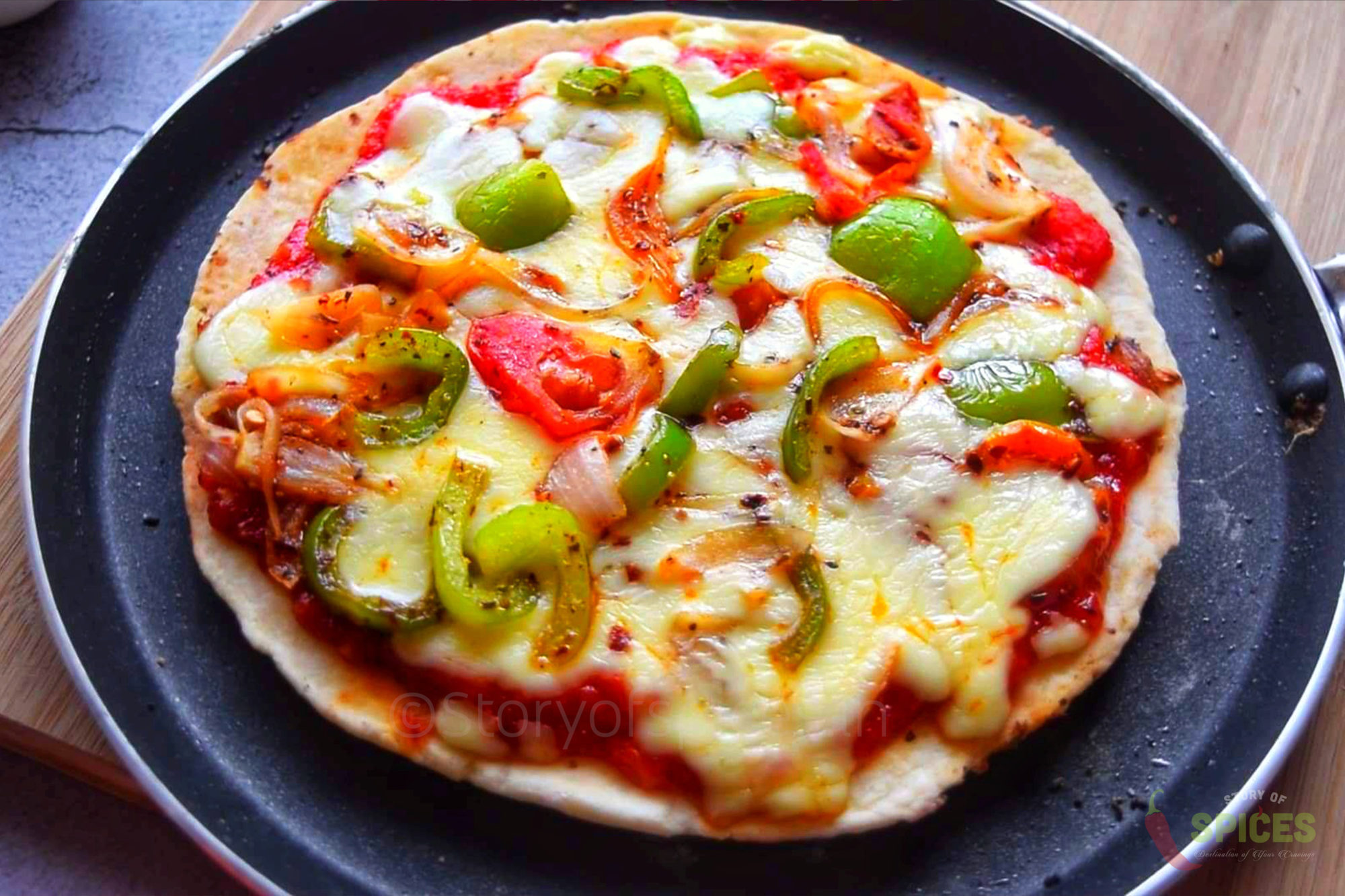 15-Minutes-NO-OVEN-NO-YEAST-Pizza_Story-OF-Spices