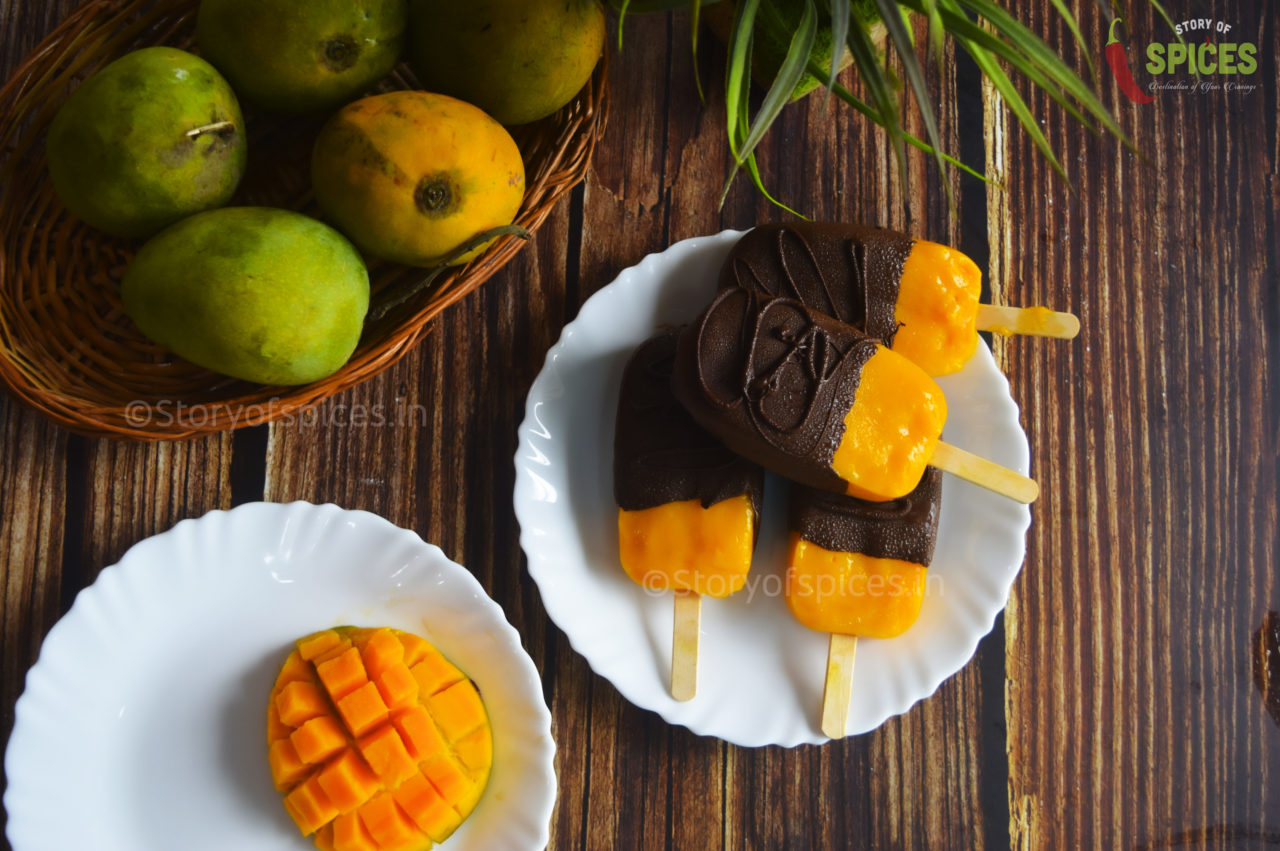 Mango Choco Bar Ice Cream Recipe (2 Ingredients)- Must Try This Easy Summer Dessert Recipe Today