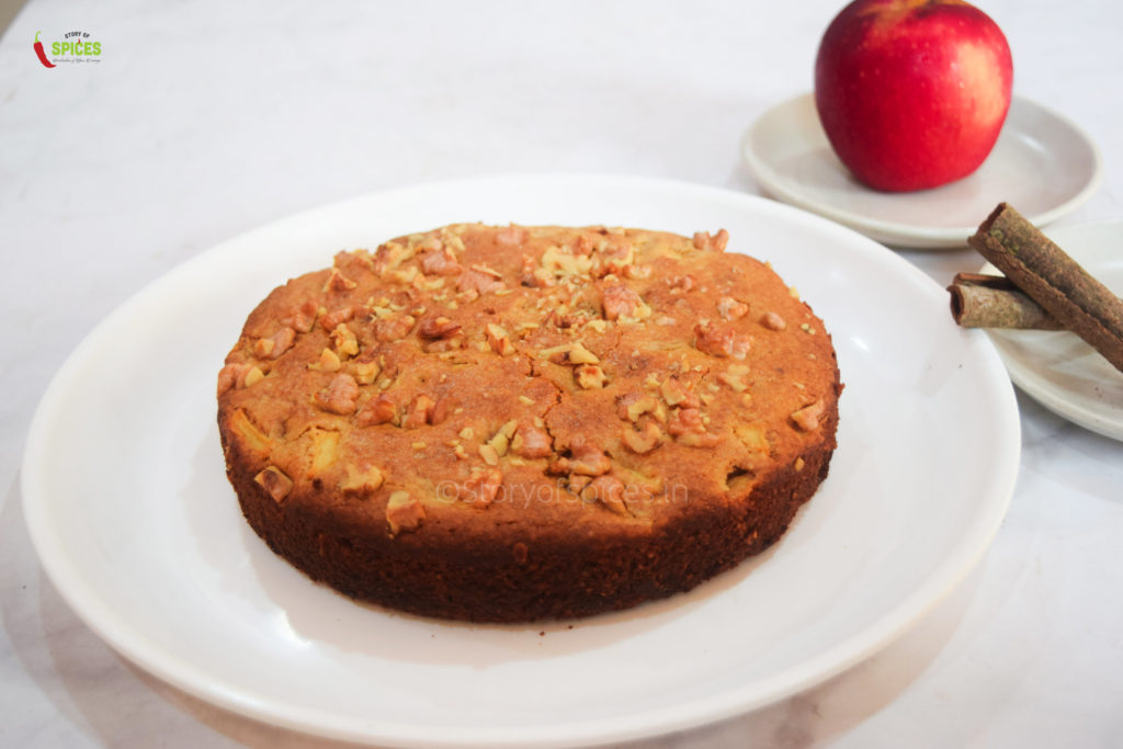 apple-oat-cake-recipe-story-of-spices ,