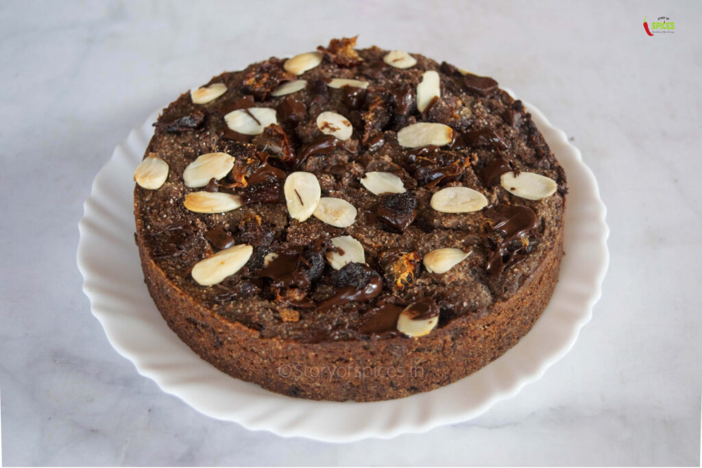 Healthy Ragi Banana Cake with Chocolate Chips and Walnuts | Recipe |  Healthy cake recipes, Eggless cake recipe, Savoury cake